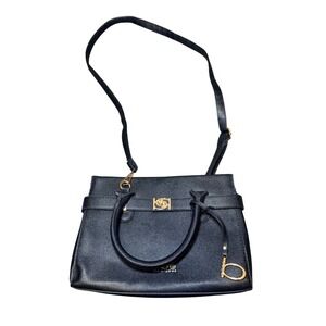 Black Logo Satchel Crossbody Bag Y2K Bebe Los Angeles
